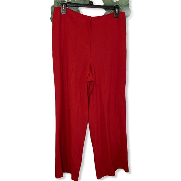 Don Caster Collection Red Flare Women's Dress Pants 6 - Picture 1 of 7